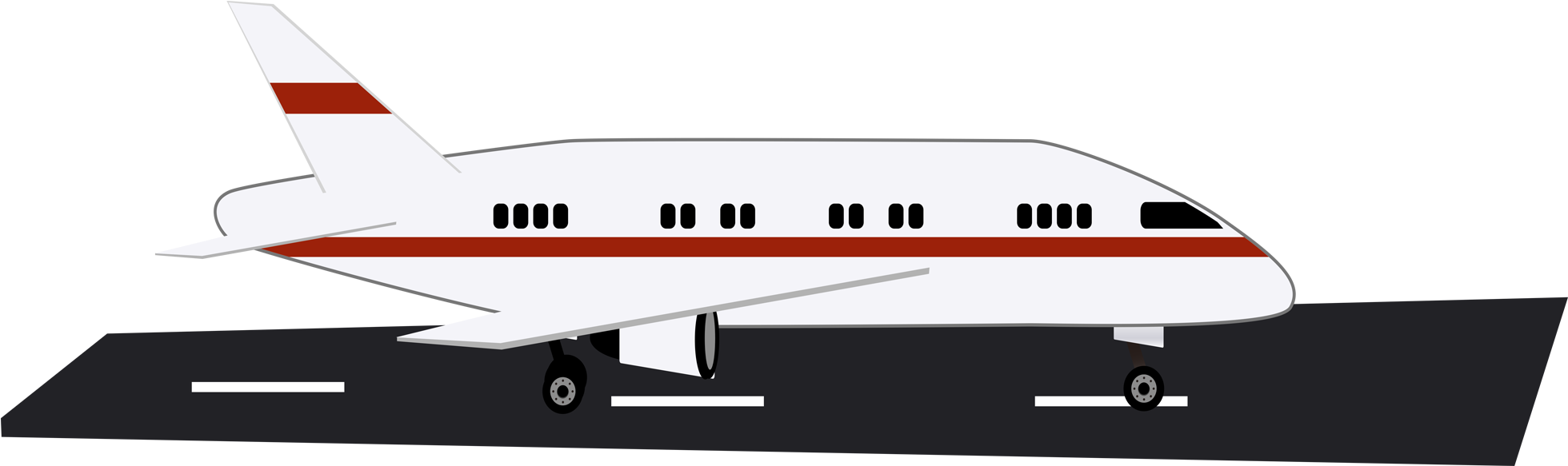 Airplane Vector Traffic Ai Png And Image - Narrow-body Aircraft (2000x2000), Png Download