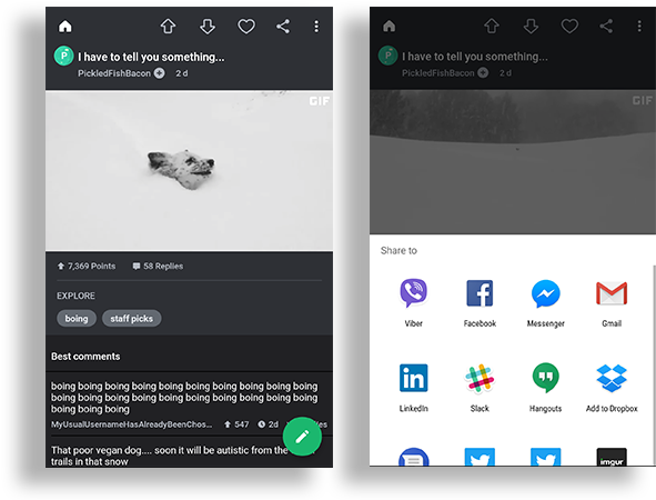 A Funny Gif That Made You Laugh You Will Most Probably - Share Mobile App Design (840x473), Png Download