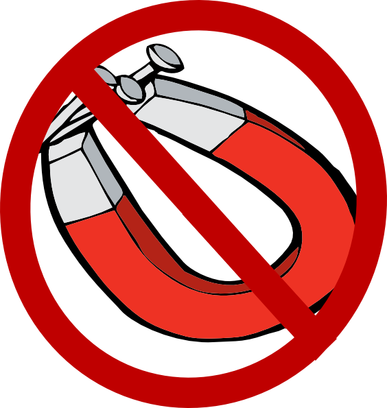 Vector Clip Art Online, Royalty - Magnetic And Non Magnetic Signs (564x595), Png Download