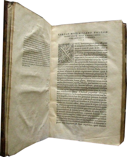 Interior Libro Antiguo - Vellum (506x625), Png Download