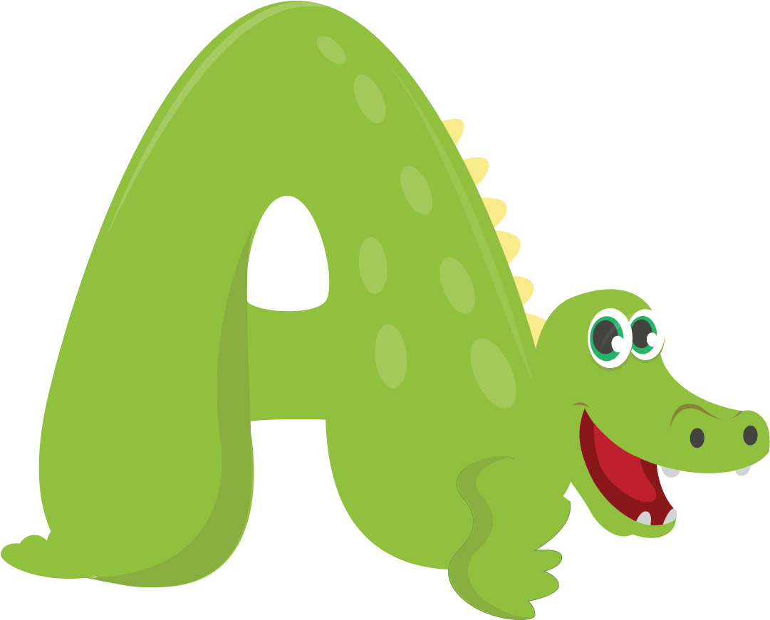 Is For/aligator - Cartoon (1114x1114), Png Download