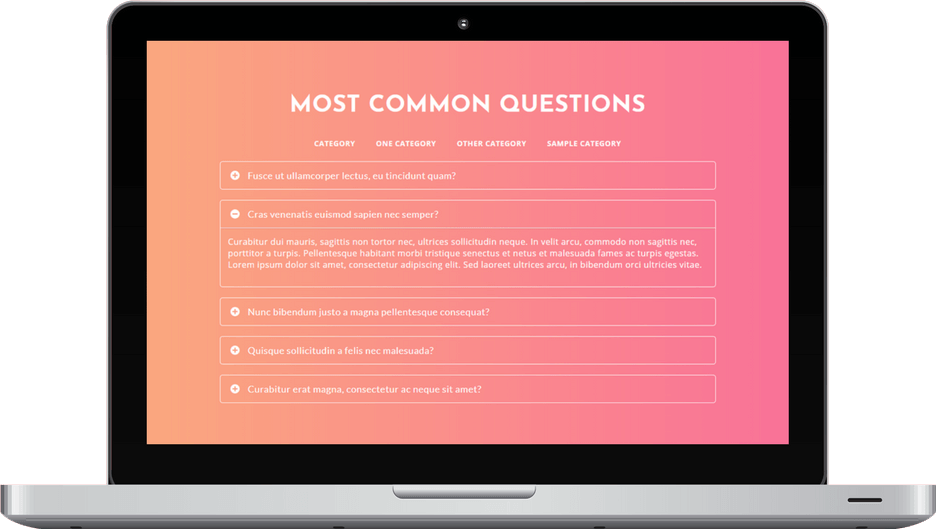 Illustrative Image Of The No Boss Frequently Asked - Led-backlit Lcd Display (937x529), Png Download
