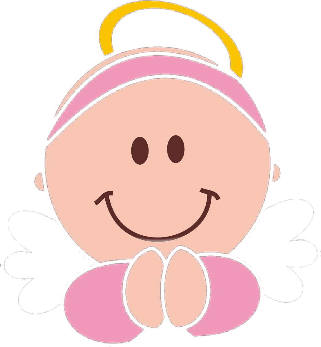 Angel Sticker - Angel Niña Bautizo Png (1024x1106), Png Download