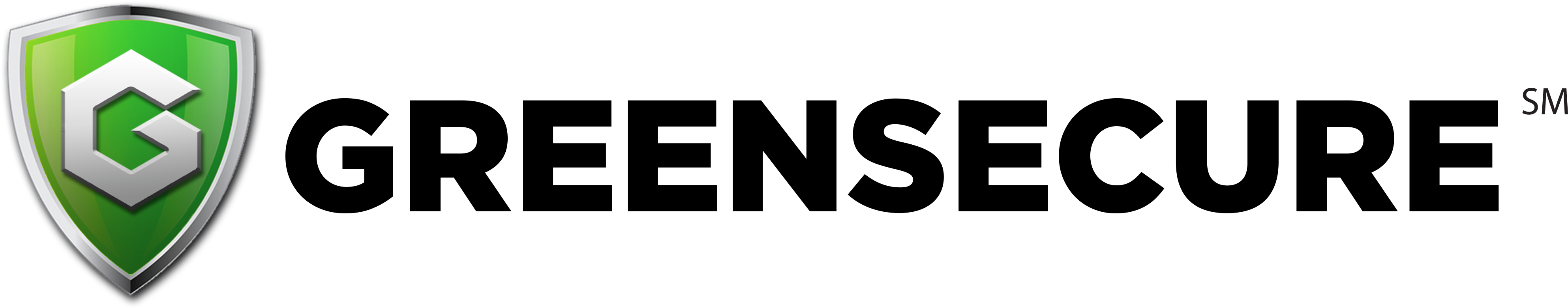 Greensecure-wide - Black-and-white (4200x1800), Png Download