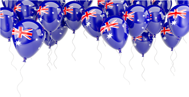 Illustration Of Flag Of Australia - Australia Balloons (640x480), Png Download