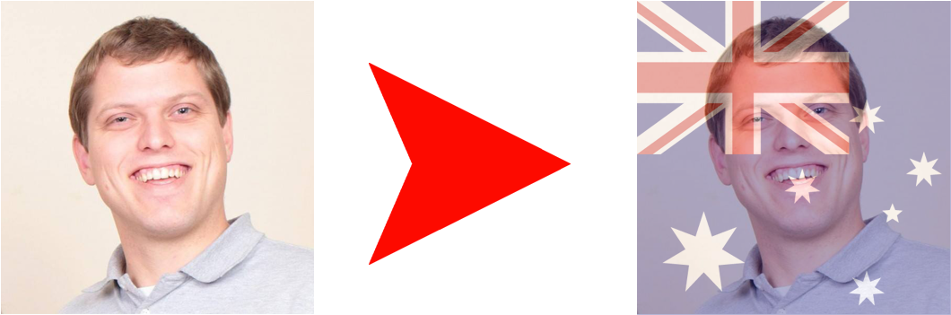 Australian Flag For Australia Day - Graphic Design (1200x630), Png Download