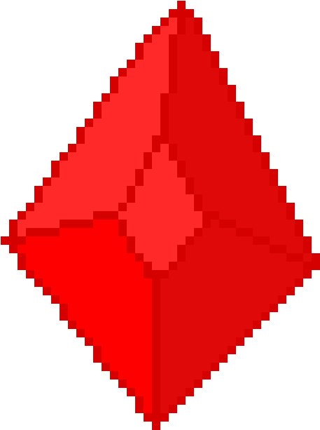 Red Diamond - Triangle (1200x1200), Png Download