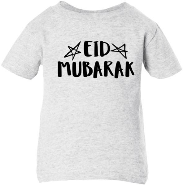 Eid Mubarak Infant Short Sleeve T-shirt - Am A Virgin Shirt (600x600), Png Download