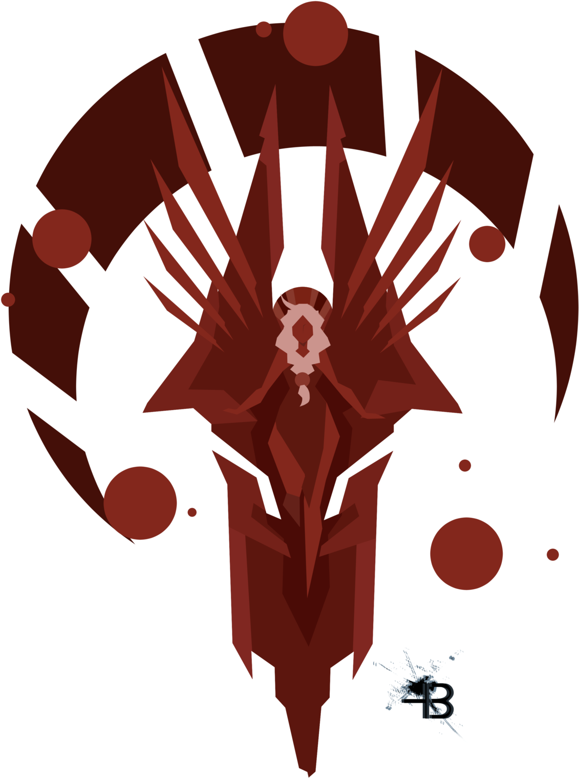 Red Diamond Mural - Illustration (1280x1688), Png Download