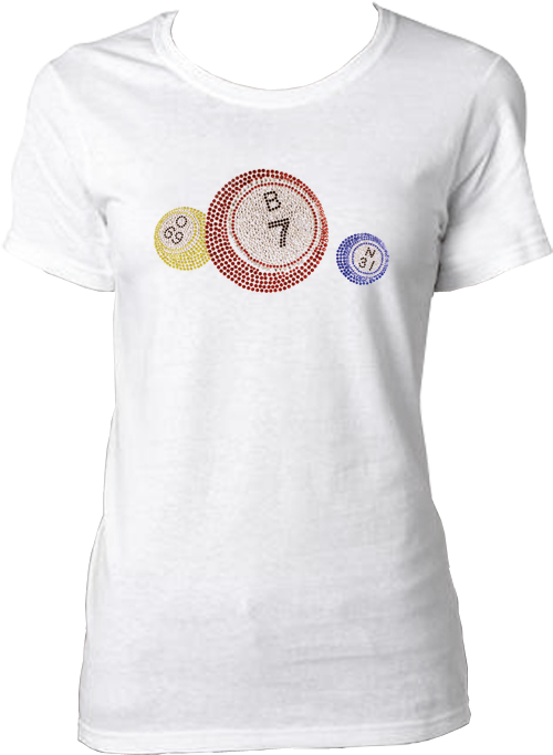 Bingo T-shirt - Active Shirt (511x698), Png Download