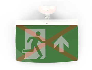 This Revolutionary System Has Been Designed To Ensure - Exit Sign (400x327), Png Download