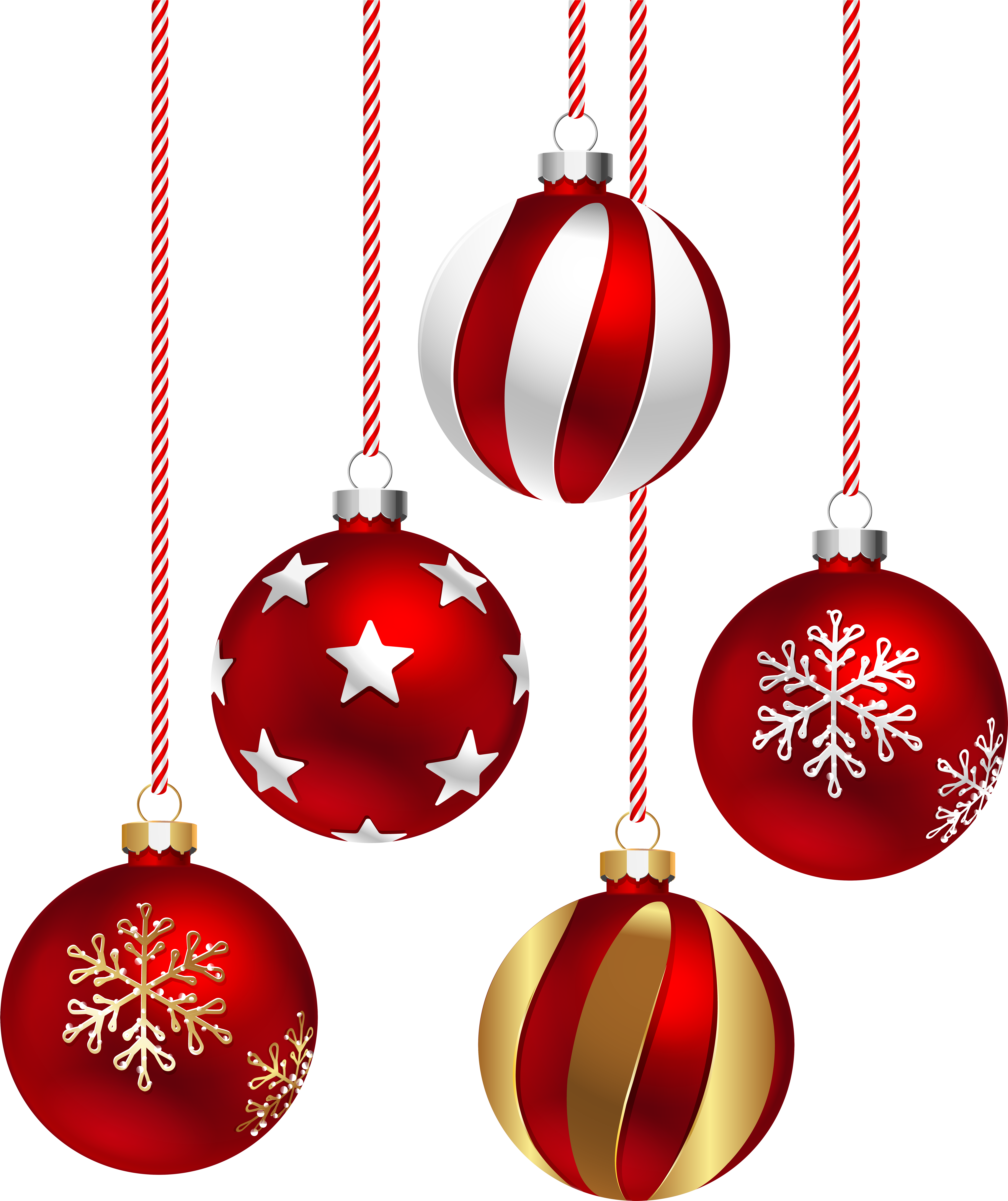 Hanging Christmas Ornament Png Transparent Download (6898x8000), Png Download