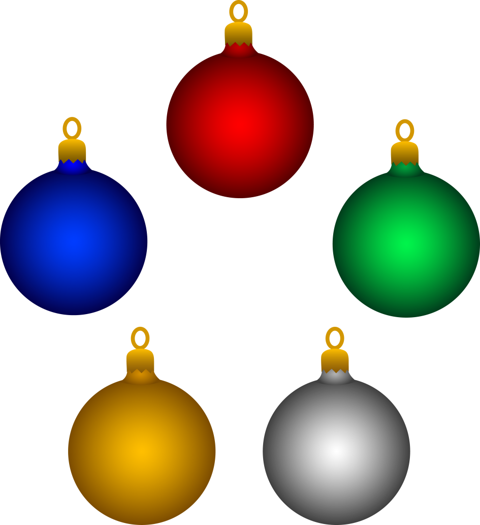 Christmas Ornament Clipart Orniment - Ornaments Clipart (945x1033), Png Download