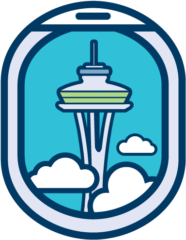 Alaska Airlines Stickers Messages Sticker-0 - Illustration (618x618), Png Download