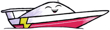 The Speet Boat Excited - Boat (400x400), Png Download