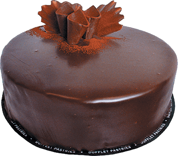 Chocolate Cake Transparent Background Png - Dufflet Chocolate Truffle Cake (572x500), Png Download