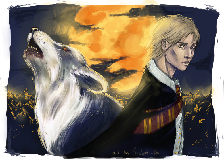Remus Lupin - Wolf (779x552), Png Download