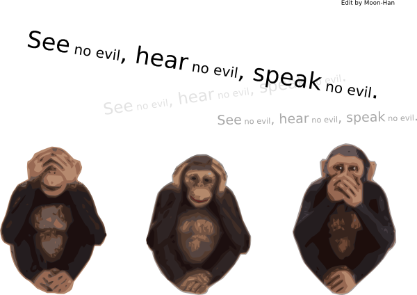 See No Evil Hear No Evil Speak No Evil Svg Clip Arts (600x424), Png Download