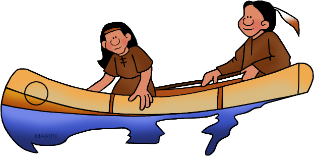American Indian Png - Native American Canoes (623x309), Png Download