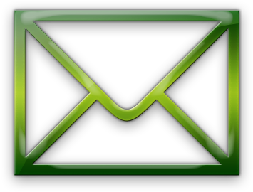 Letter, Message, Mail, Envelop, Email Icon - Green Email Icon Png (420x420), Png Download