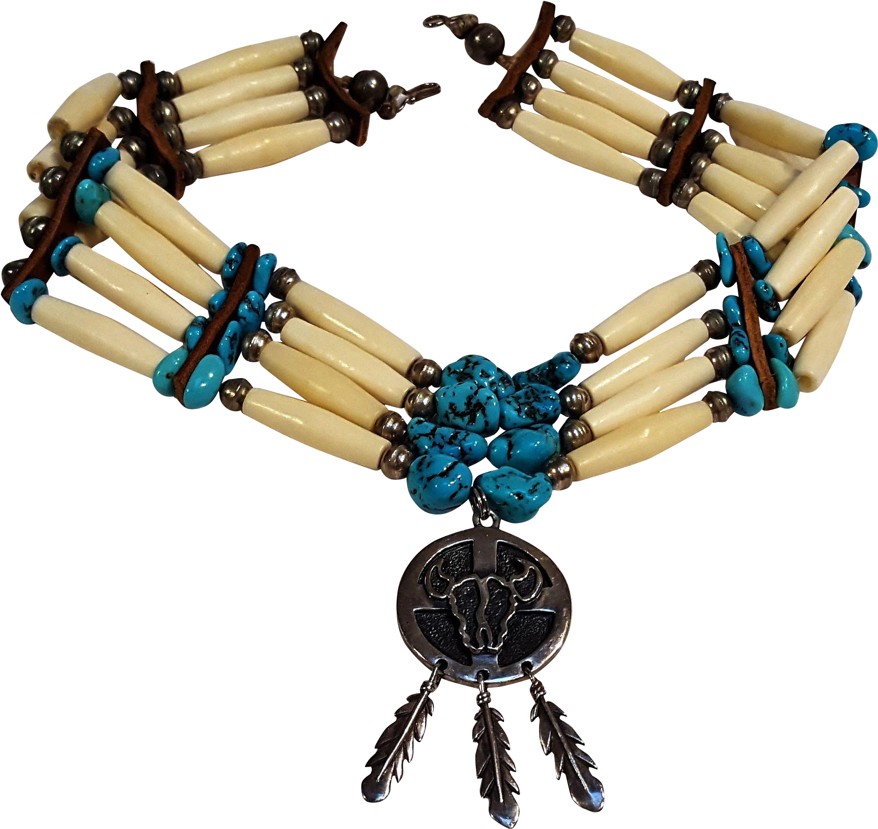 Bone Necklace Png - Native American Necklace Png (1746x1746), Png Download