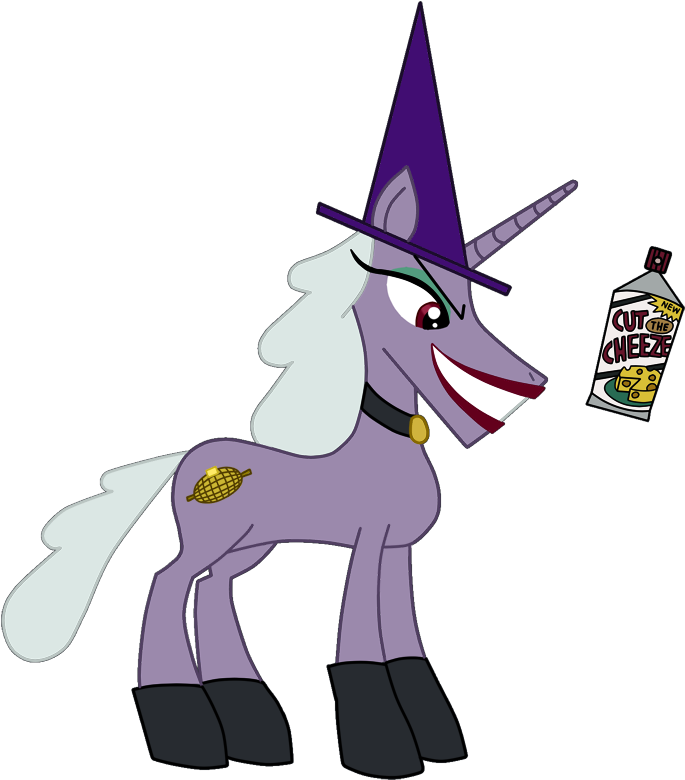 Unicorn Transparent Evil - Cartoon (716x800), Png Download
