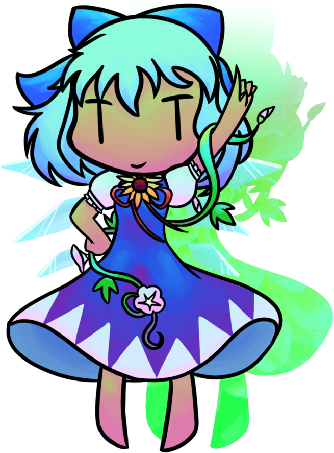 Summer S Last Hurrah Tanned Know Your - Cirno (806x992), Png Download