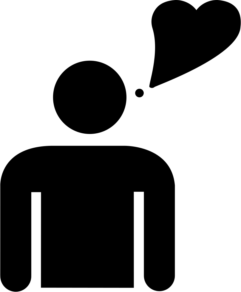 Man Thinking About Love Comments - Pensando En Amor Png (808x981), Png Download