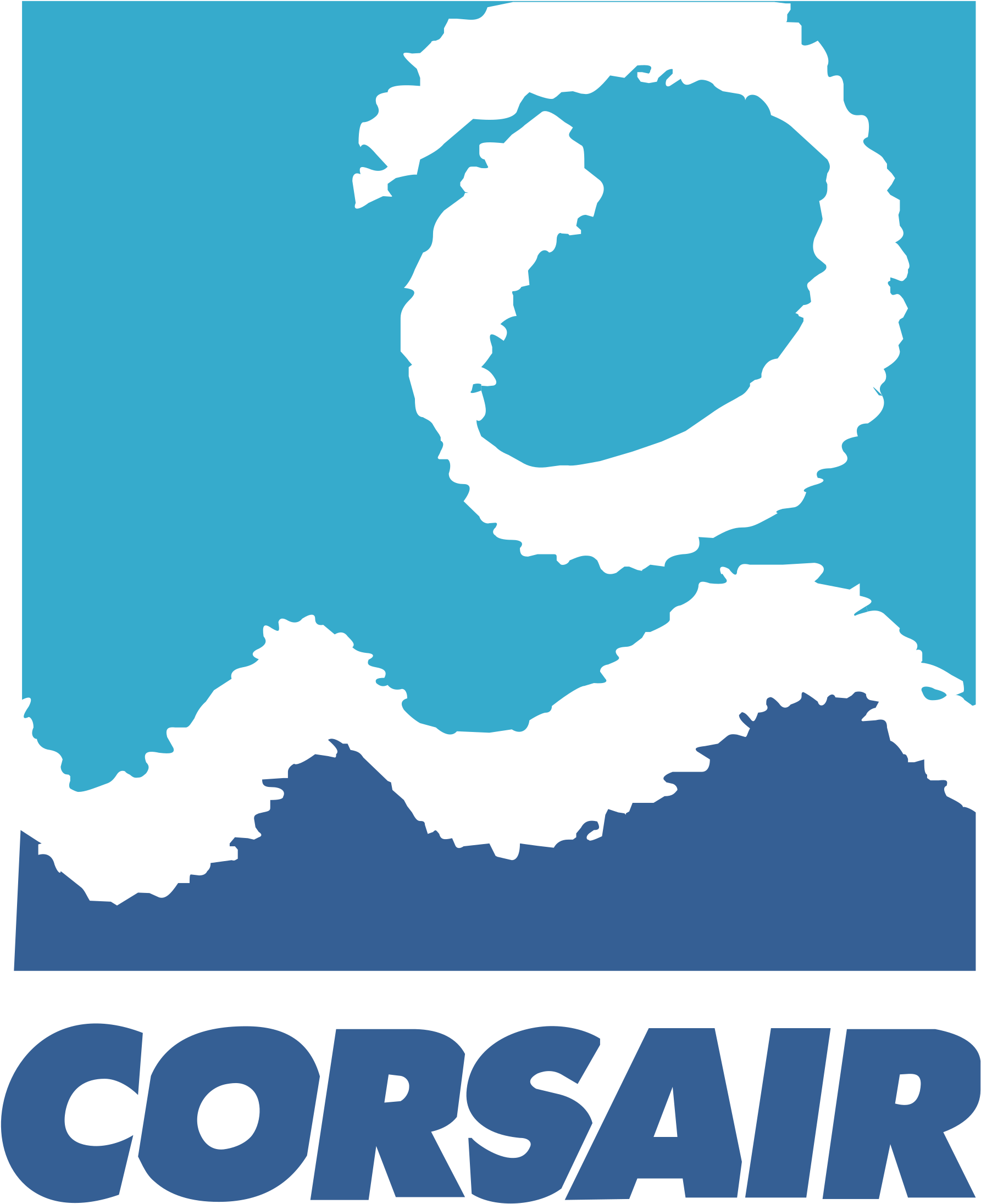 Corsair Logo Png Transparent - Corsair (2400x2400), Png Download