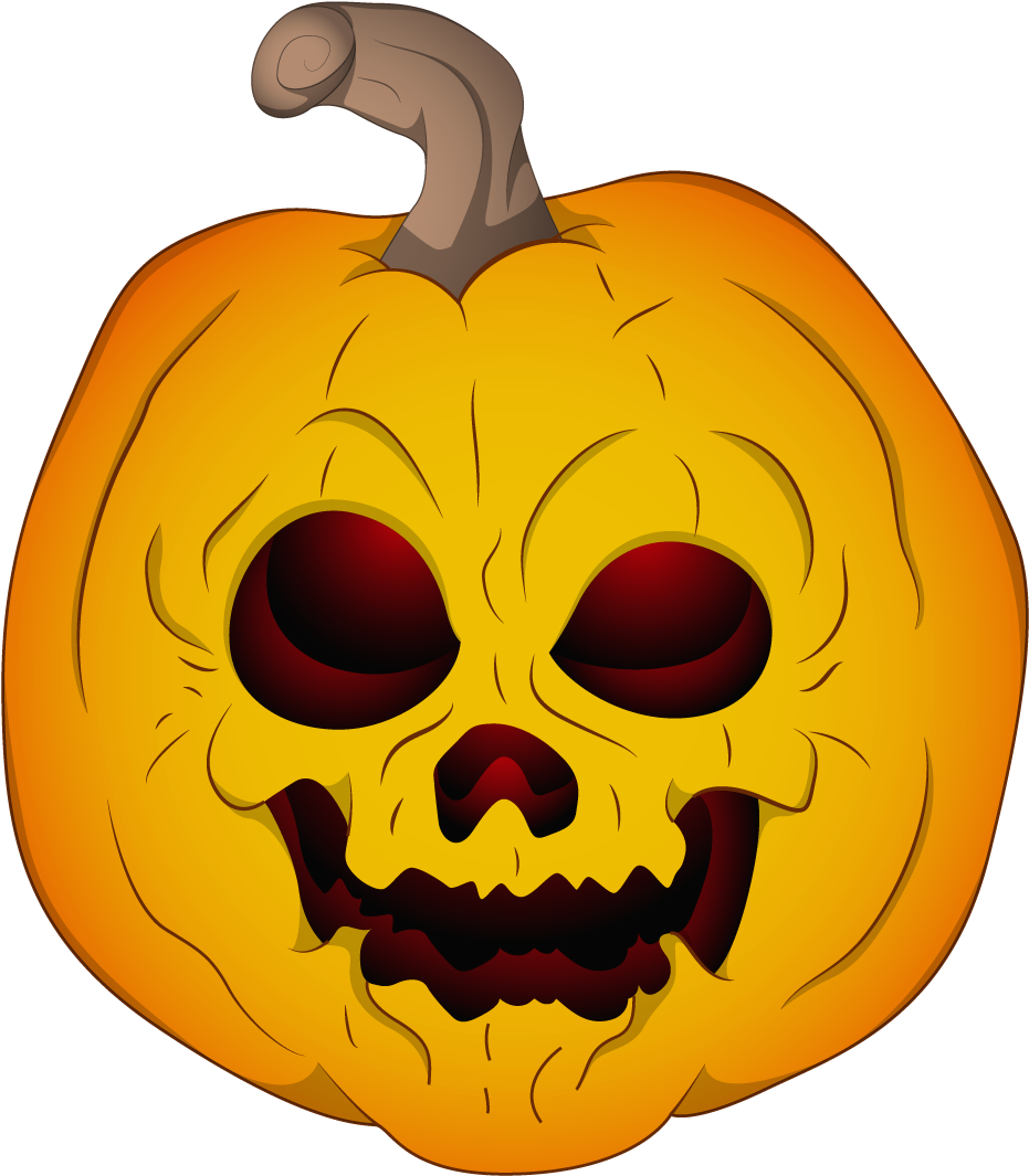 Halloween Evil Pumpkin Clipart - Halloween Evil Pumpkin Print Unsix Drawstring Bag Beam (1002x1179), Png Download