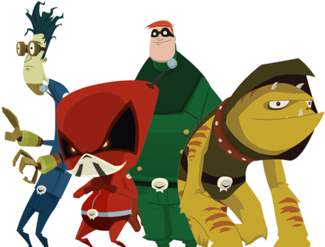 League Of Super Evil - Cbbc Evil (640x360), Png Download