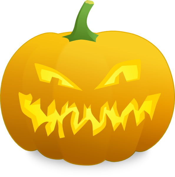 Evil Jack O' Lantern Clip Art At Clker - America's Great Pumpkin America's Great Pumpkin Oval (594x600), Png Download