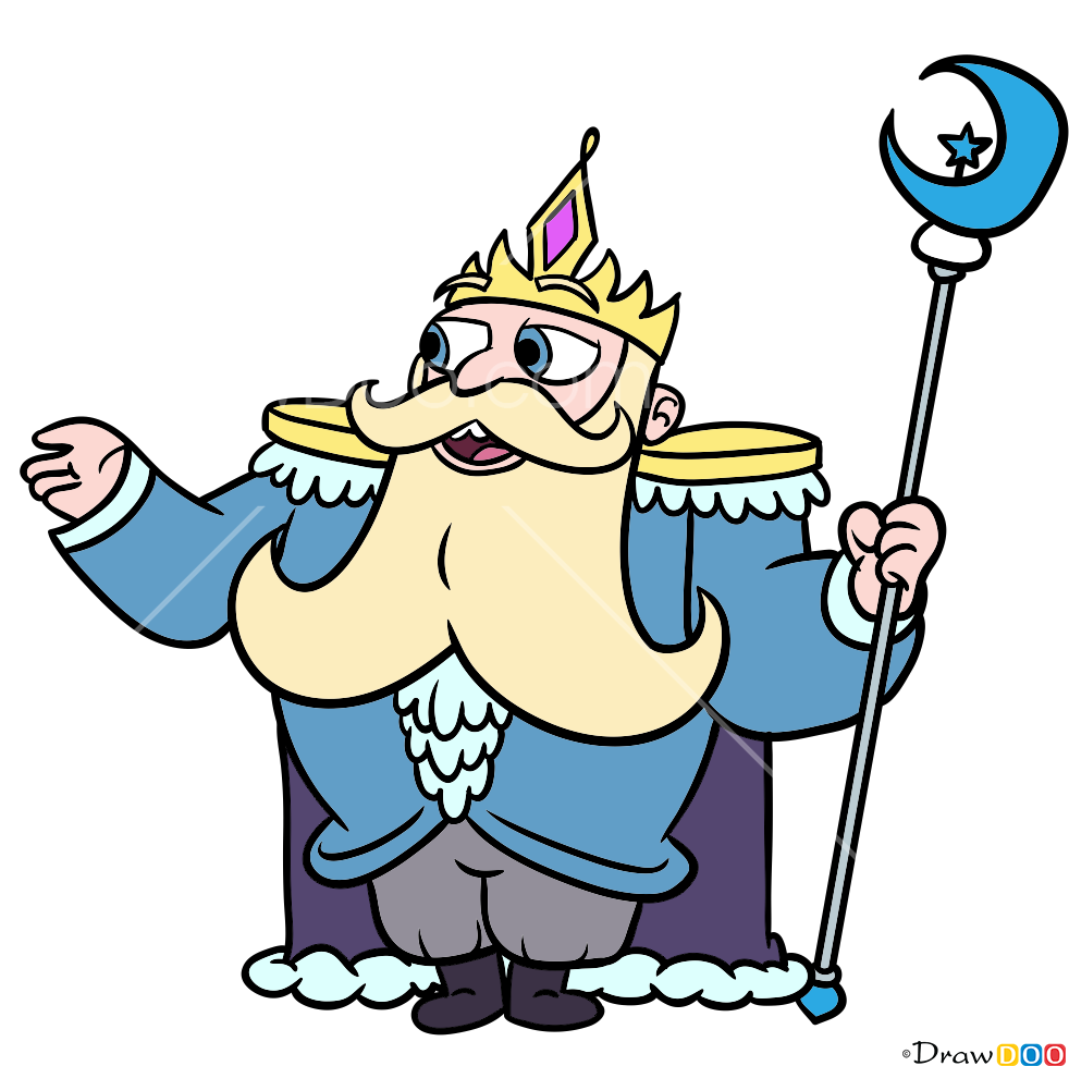 How To Draw King Butterfly Star The Forces Of Evil - Drawing (998x998), Png Download