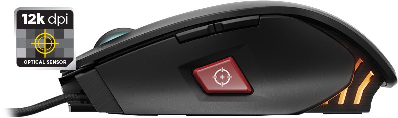 The Technology You Need To Win - Corsair M65 Pro Rgb Fps Gaming Mouse — Black (800x240), Png Download