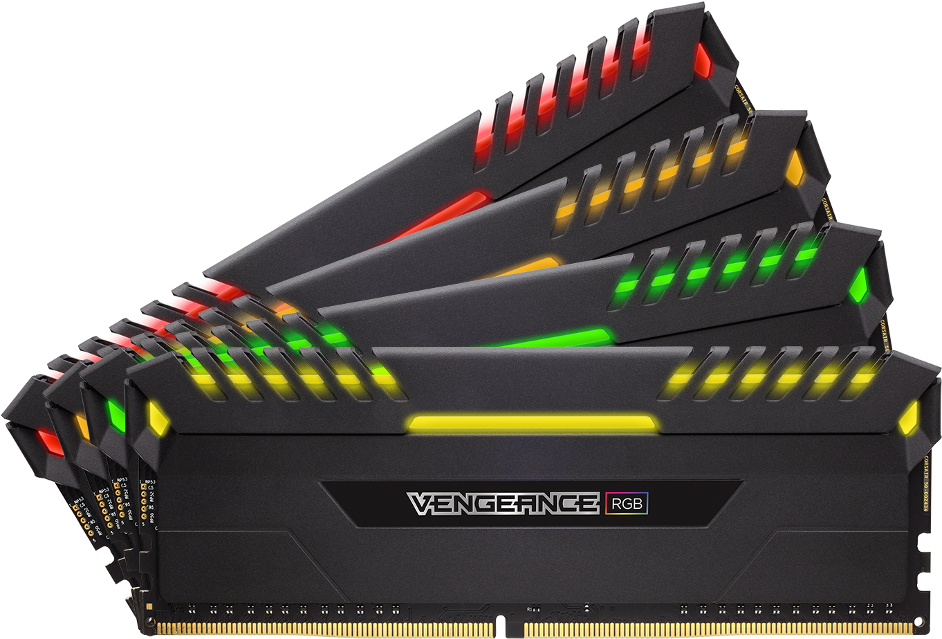 Corsair Vengeance Rgb Dram 16gb Ddr4 2666 (pc4-21300) - Corsair Ddr4 Dominator Pc24000 16gb 2x8gb Cmd16gx4m2b3000c15 (1400x939), Png Download