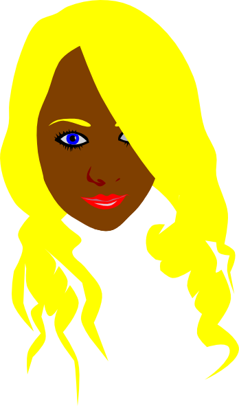 How To Set Use Blonde With Blue Eyes Svg Vector (348x591), Png Download