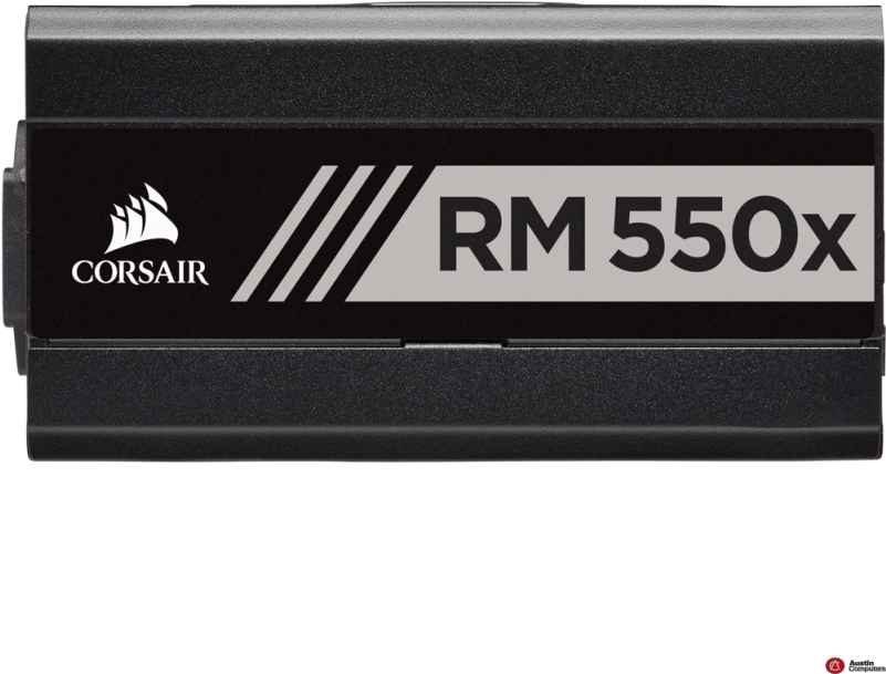 Corsair 550w V2 Rmx 80 Gold Fully Modular 135mm Fan (800x800), Png Download