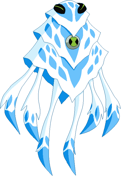 Ampfibian Slanted Eyes - Ben 10 Omniverse Ampfibian (475x689), Png Download