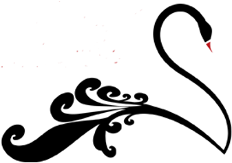 Black Swan Agency - Logo Black Swan Em Png (400x400), Png Download