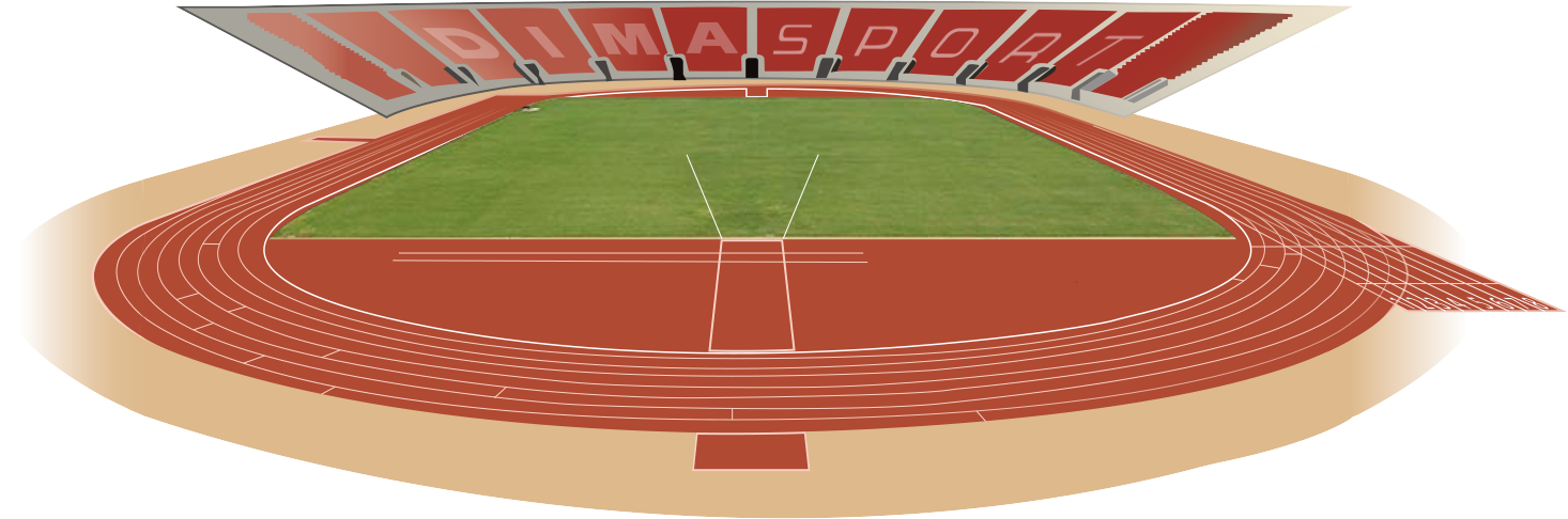 Track And Field Facilities - Soccer-specific Stadium (1466x486), Png Download