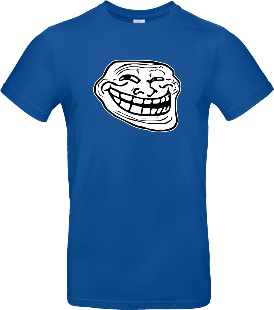 Trollface T-shirt B&c Exact (1044x1044), Png Download