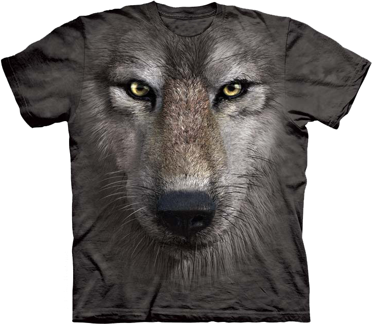 If You Love Wolves Then This Is A Must Have Shirt For - Wolf Face (750x648), Png Download
