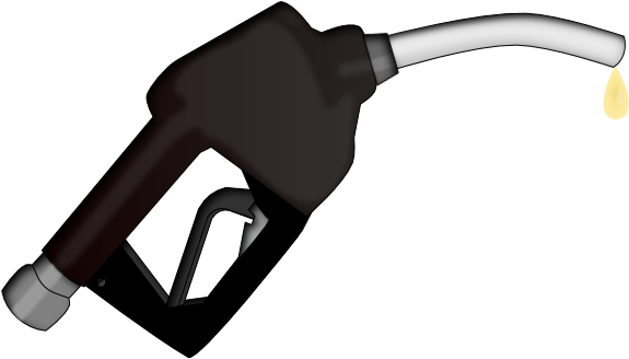 Banner Transparent Gasoline Nozzle Clip Art At Clker - Gas Pump Nozzle Clipart (600x371), Png Download