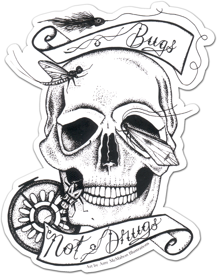 Bugs Not Drugs (1000x1000), Png Download