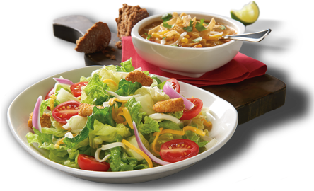 Soup And Salad Png (460x275), Png Download