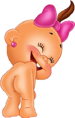 Baby Girl Baby Feet Pictures Clip Art Baby Feet Clip - Girl Cartoon Baby (400x400), Png Download