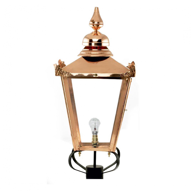 Extra Large Copper Victorian Lamp Post - Sconce (800x800), Png Download