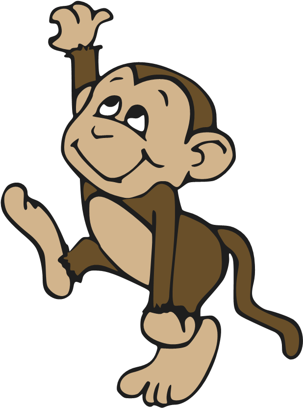 Cute Monkey Png - Cute Monkey Embroidery Design (640x852), Png Download
