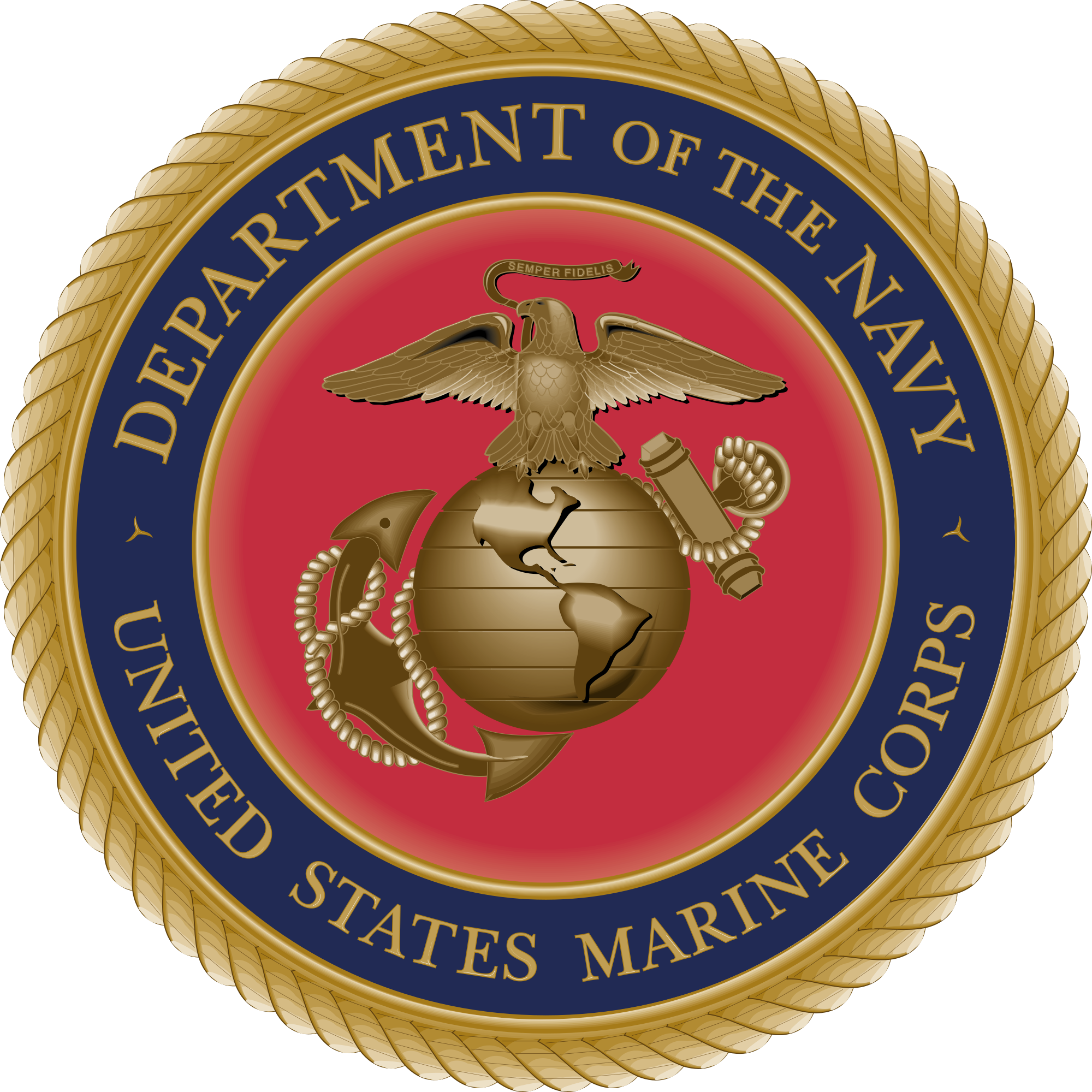 Us Marine Corps Seal - Marine Corps (600x600), Png Download