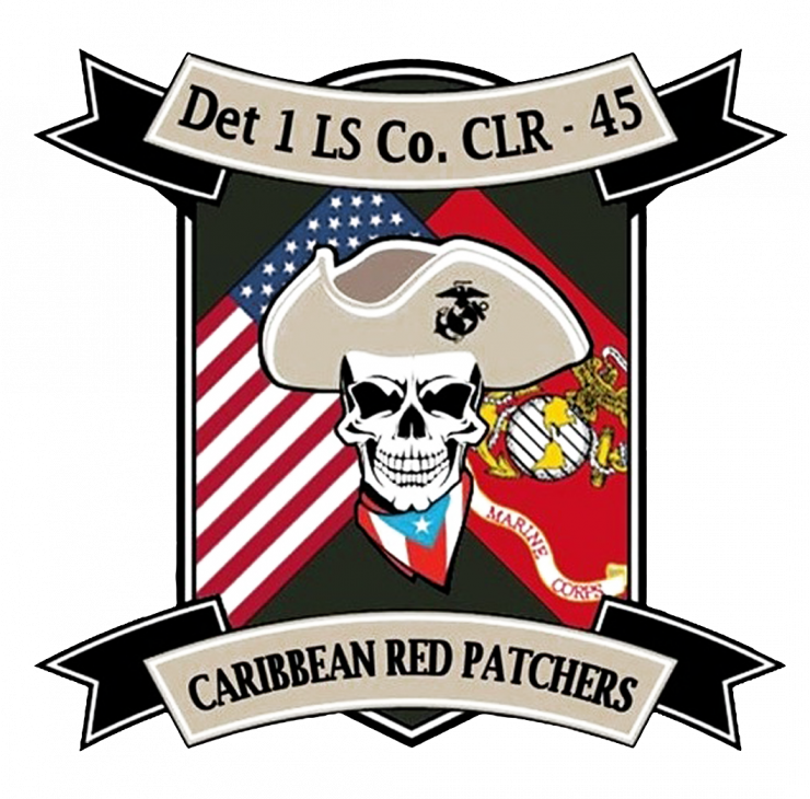 Det 1 Ls Co - Marine Corps (740x730), Png Download